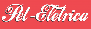 Logo da Coca cola com o nome do PET Elétrica
