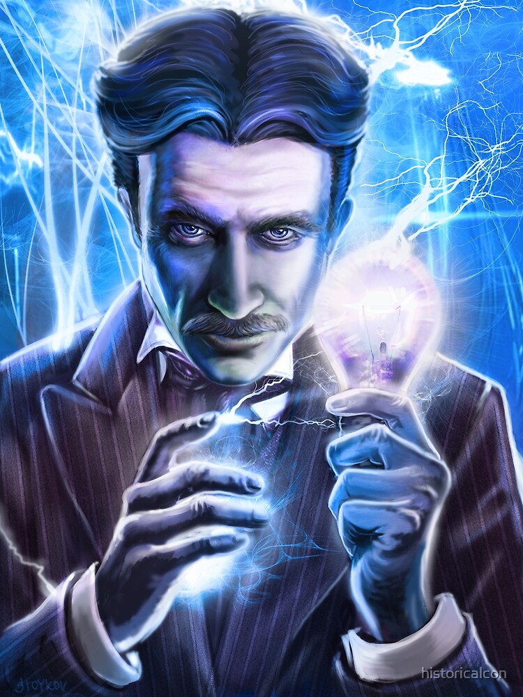 Nikola Tesla - Ilustração de HistoriaIcon